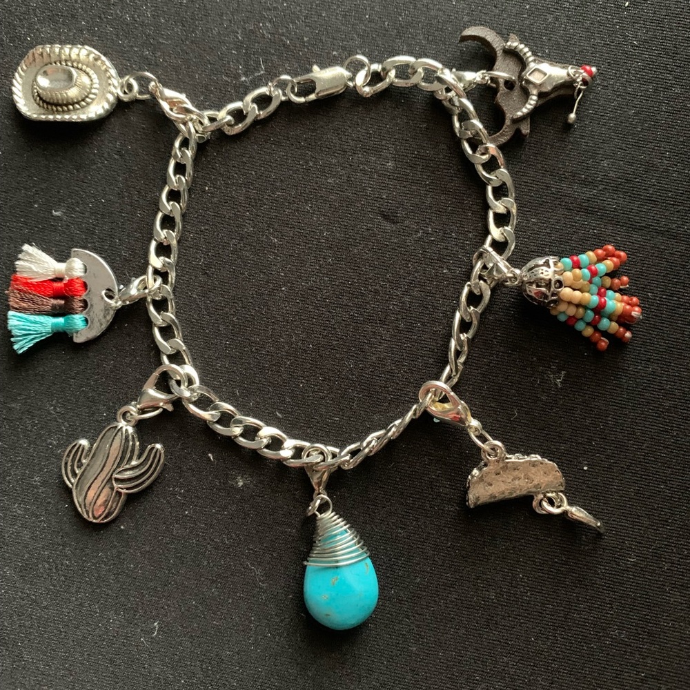 Southwest Style Charm Bracelet